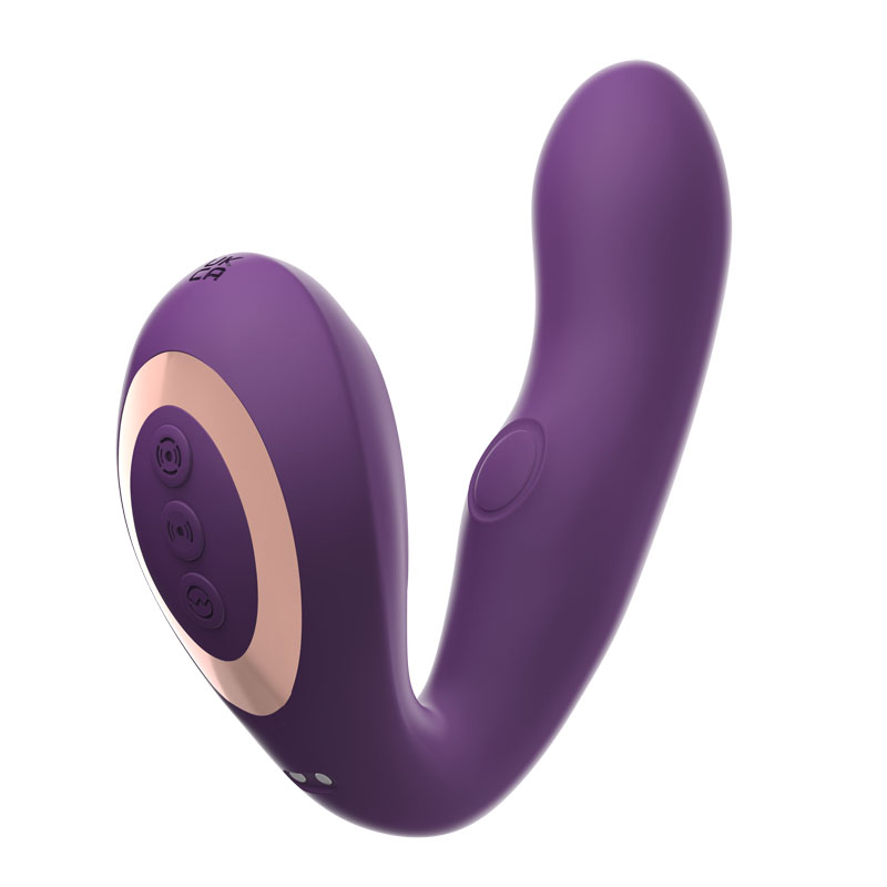 Dubblande vibrator med dubbla poäng