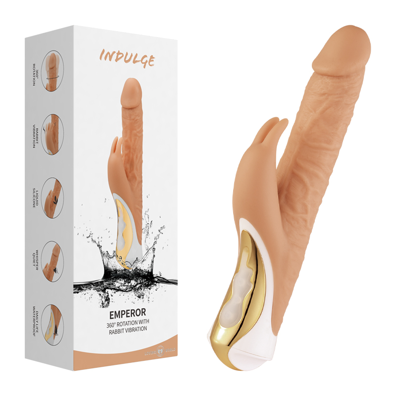 Realistisk roterande kaninvibrator